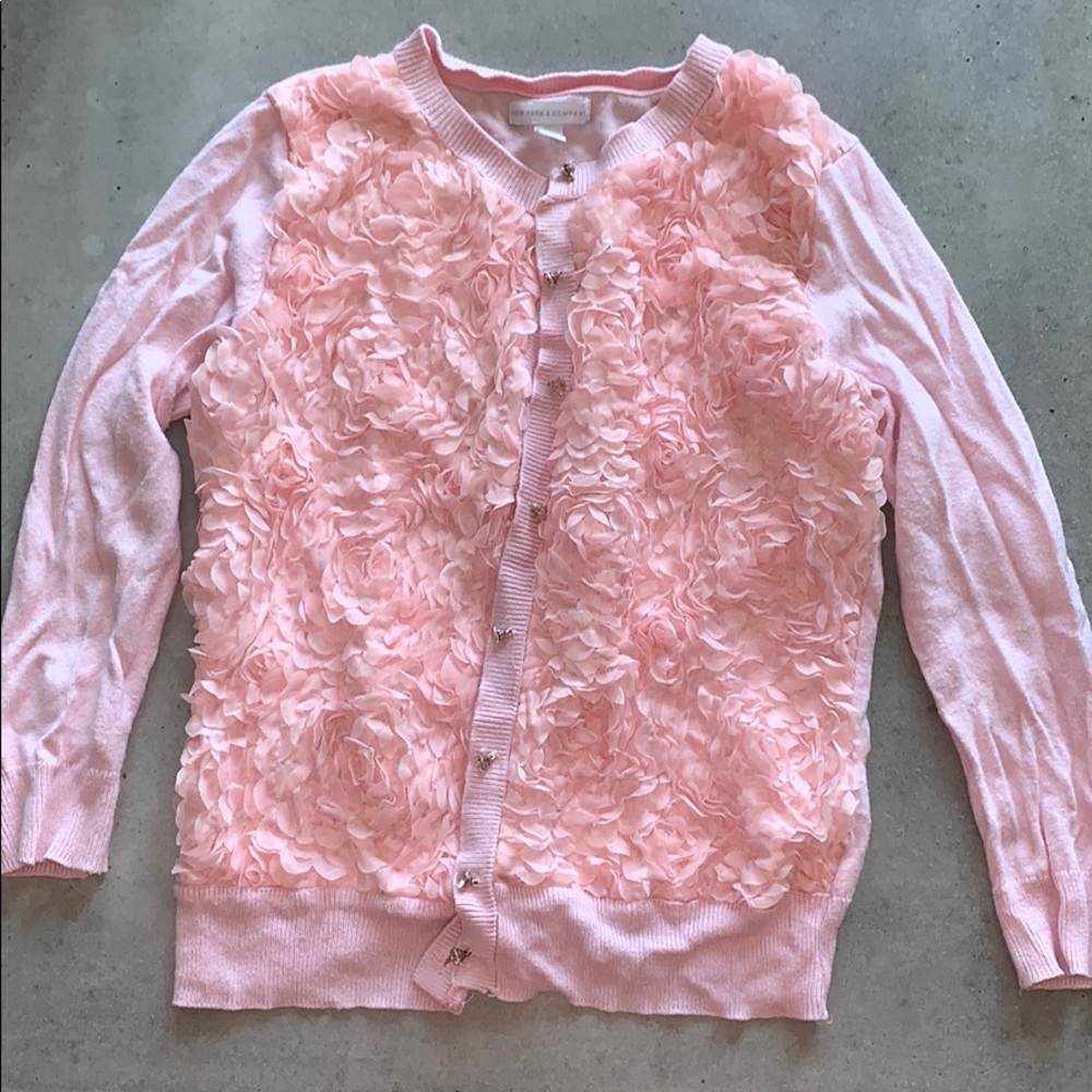 Pink cardigan from NY and Company